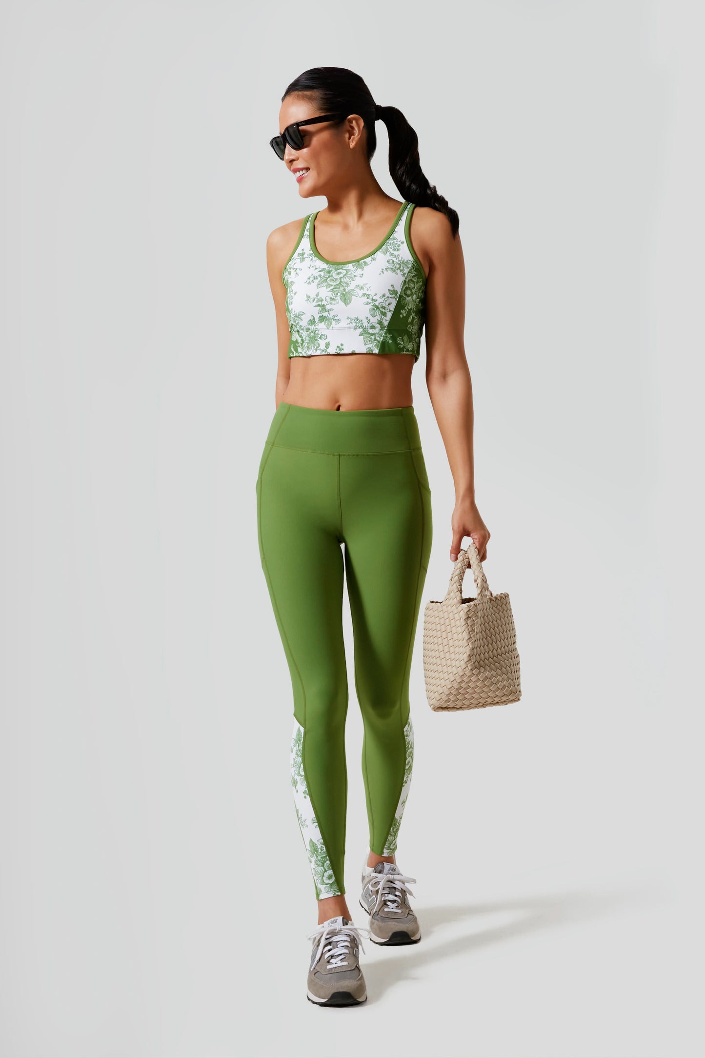 French Green and Provence Toile Kaylee Legging