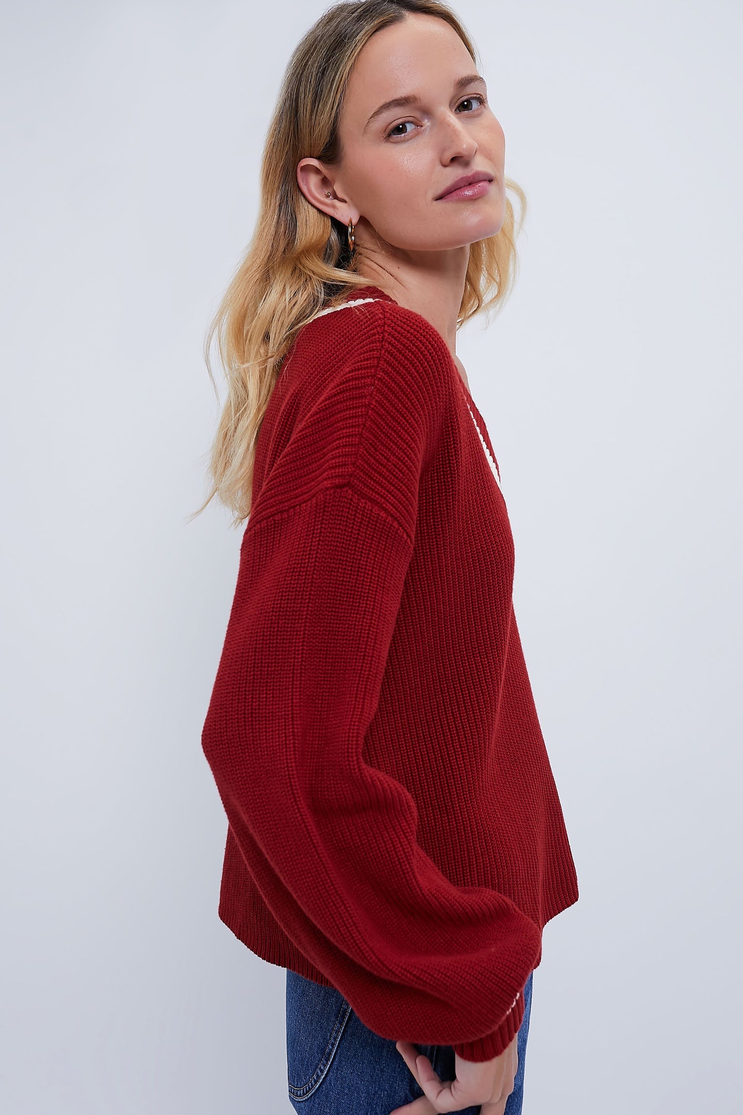 Washed Red Ashe Sweater