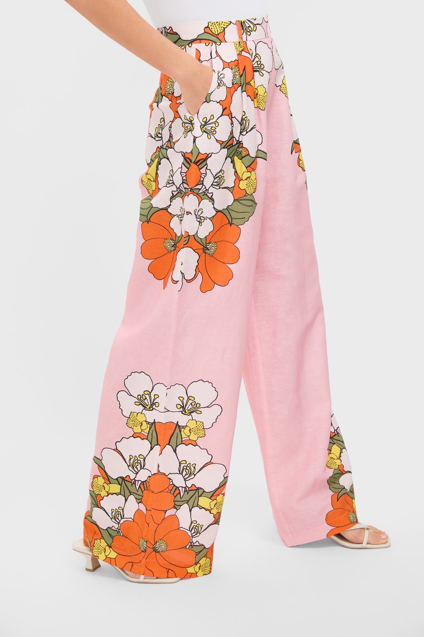 Omnishiro Melia Linen Trousers