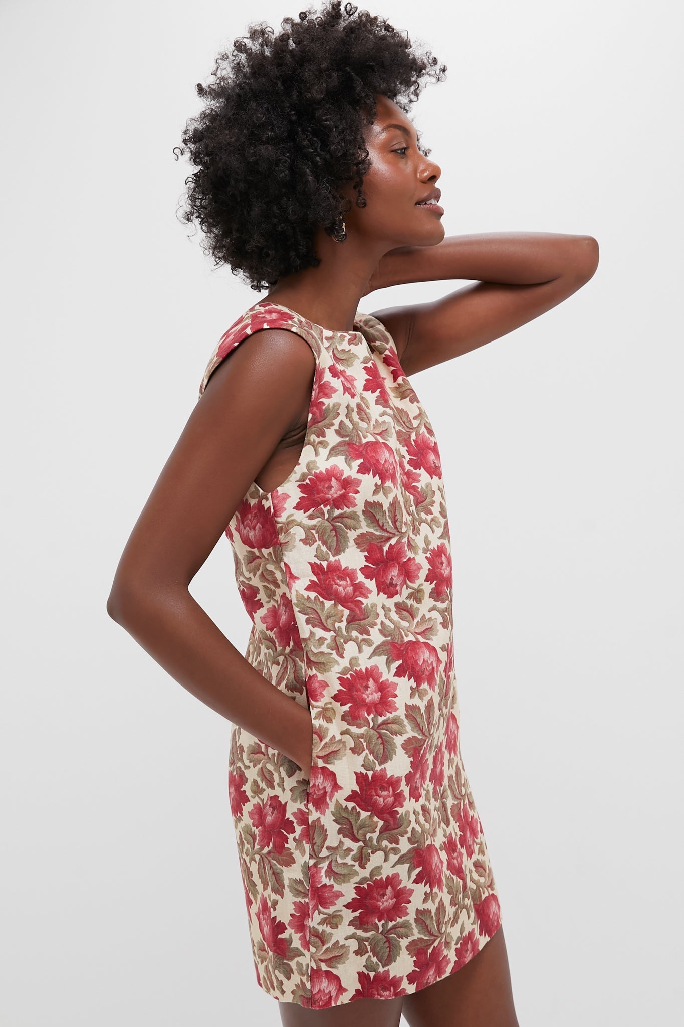 Rose Bud Rosalie Shift Mini Dress