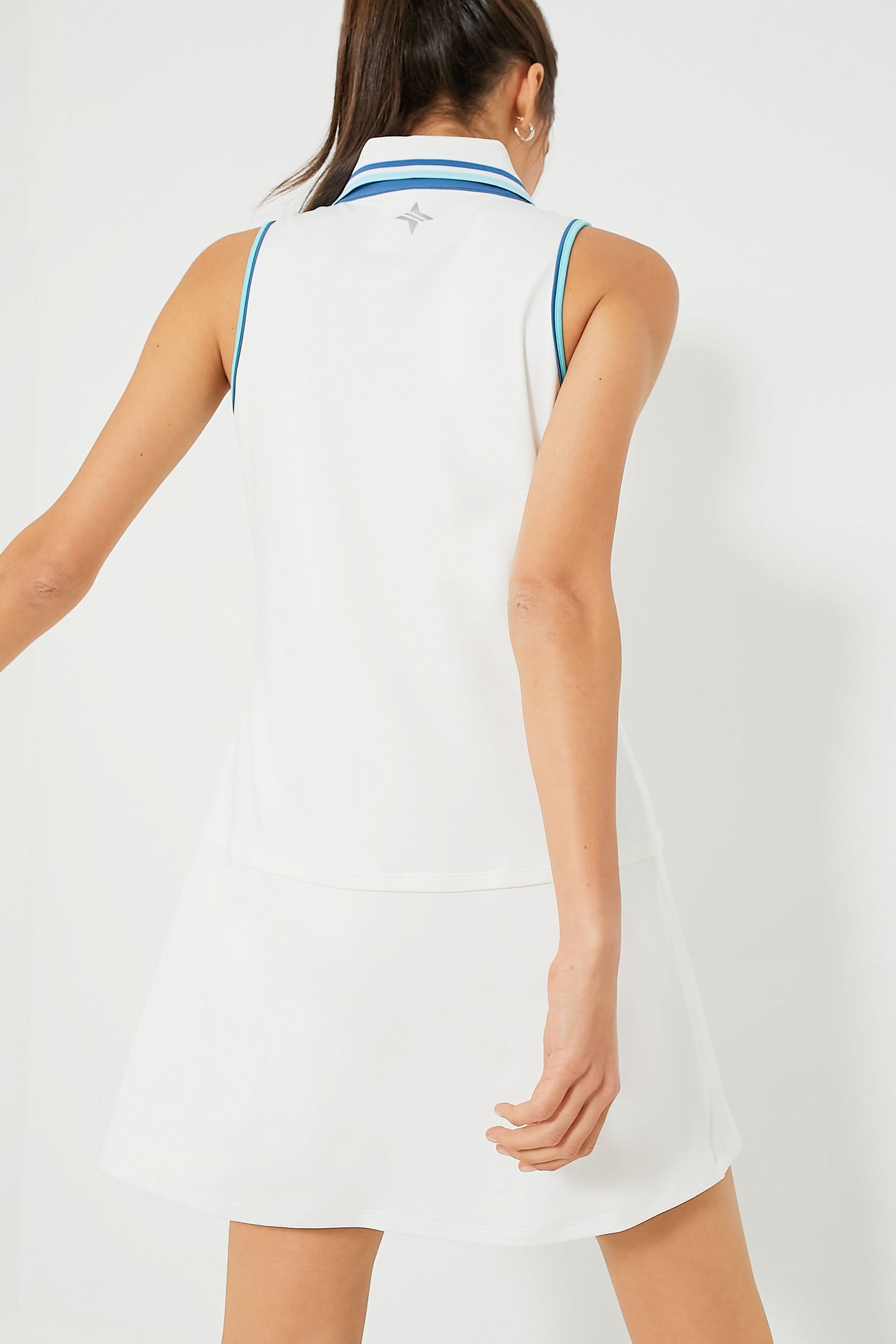 Lisbon Piped Sterling Tennis Dress