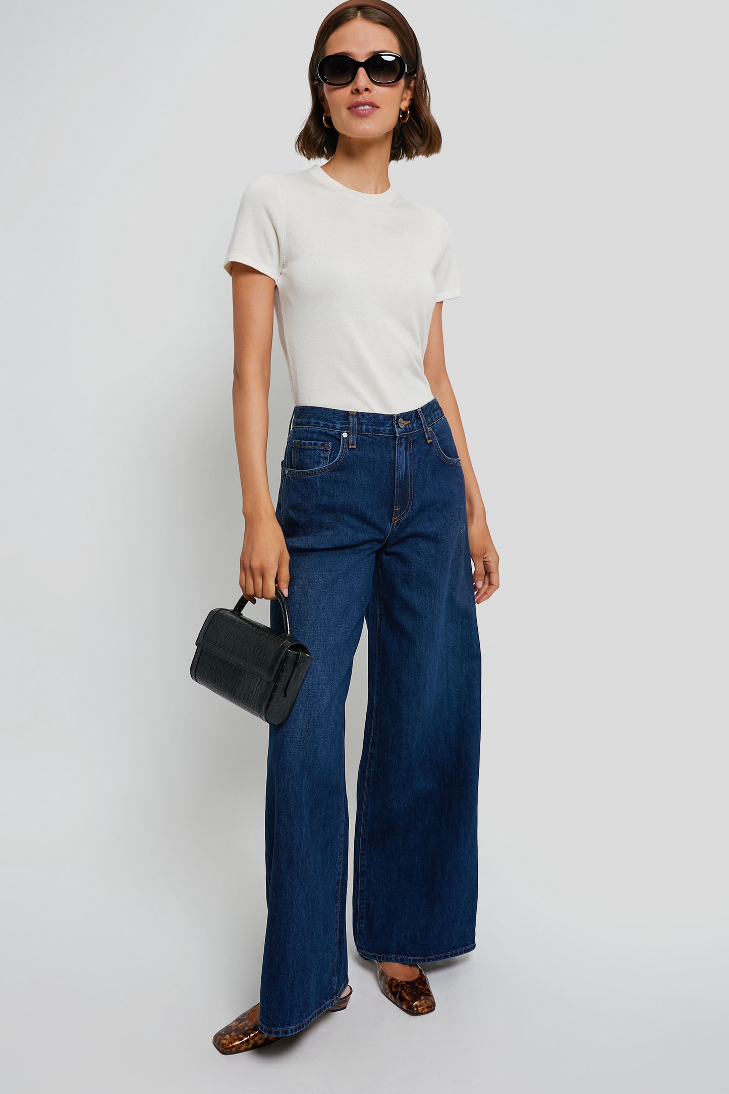 Ivory Cashmere Silk Blend Katie Tee