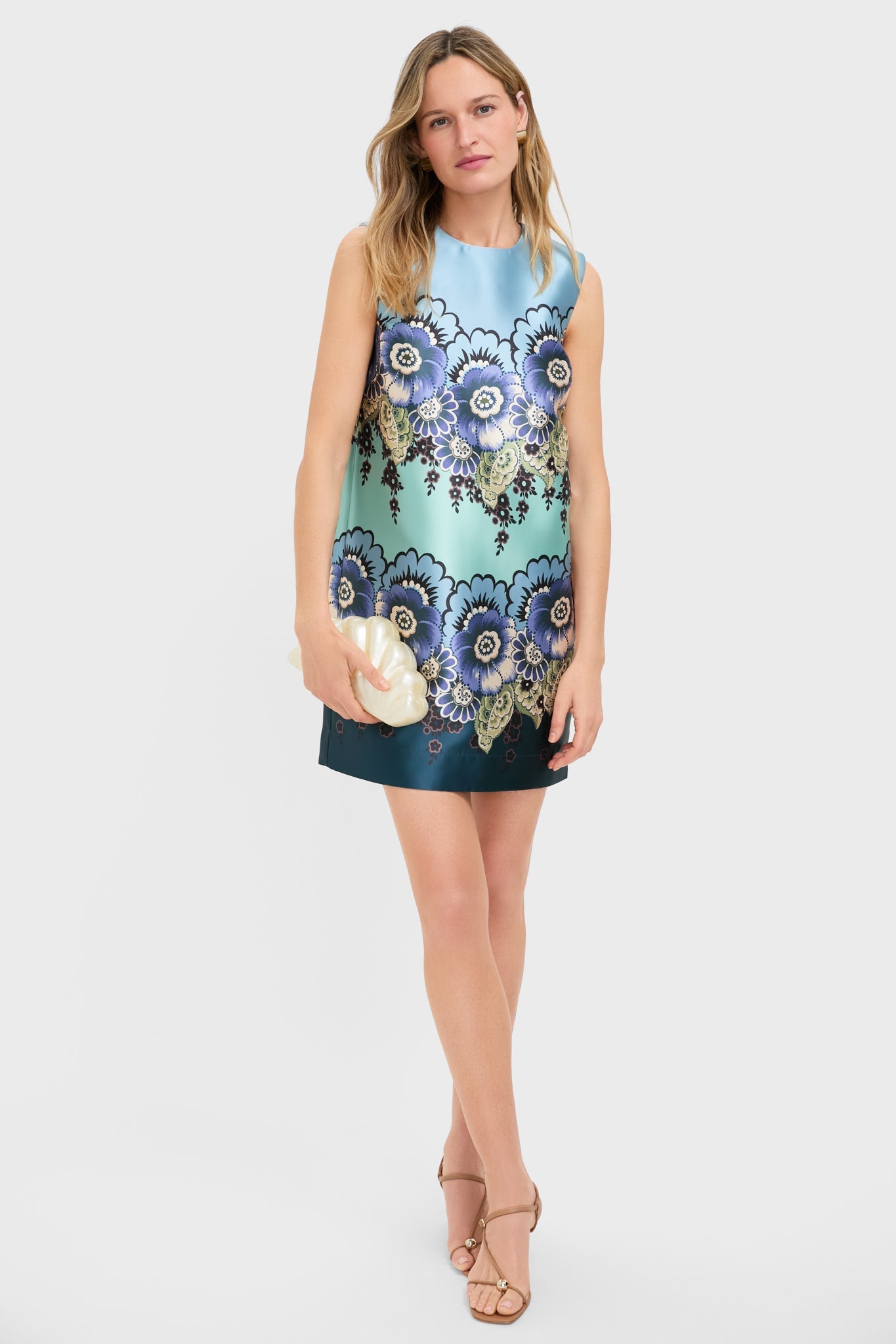 Blue Madalena Mini Dress