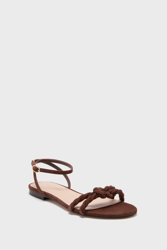 Brown Suede Ivy Sandals