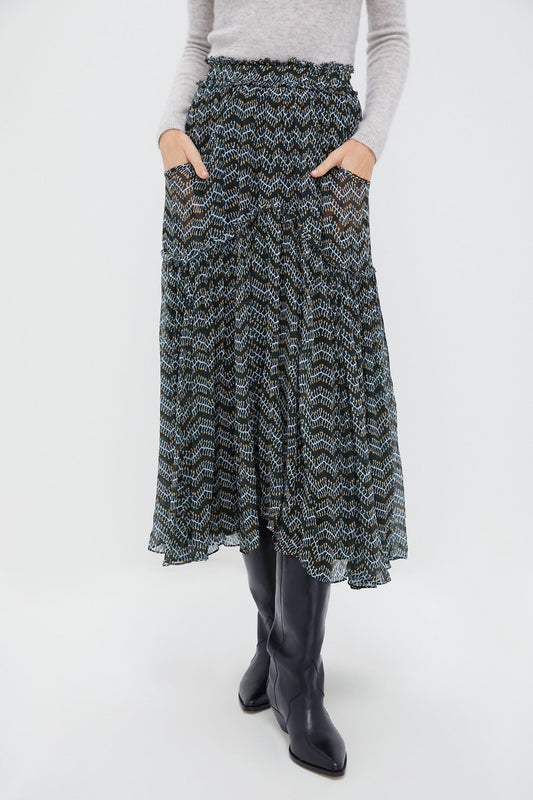 Faded Black Veronique Skirt