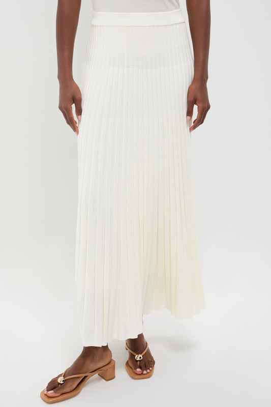 Ivory Knit Kenley Skirt