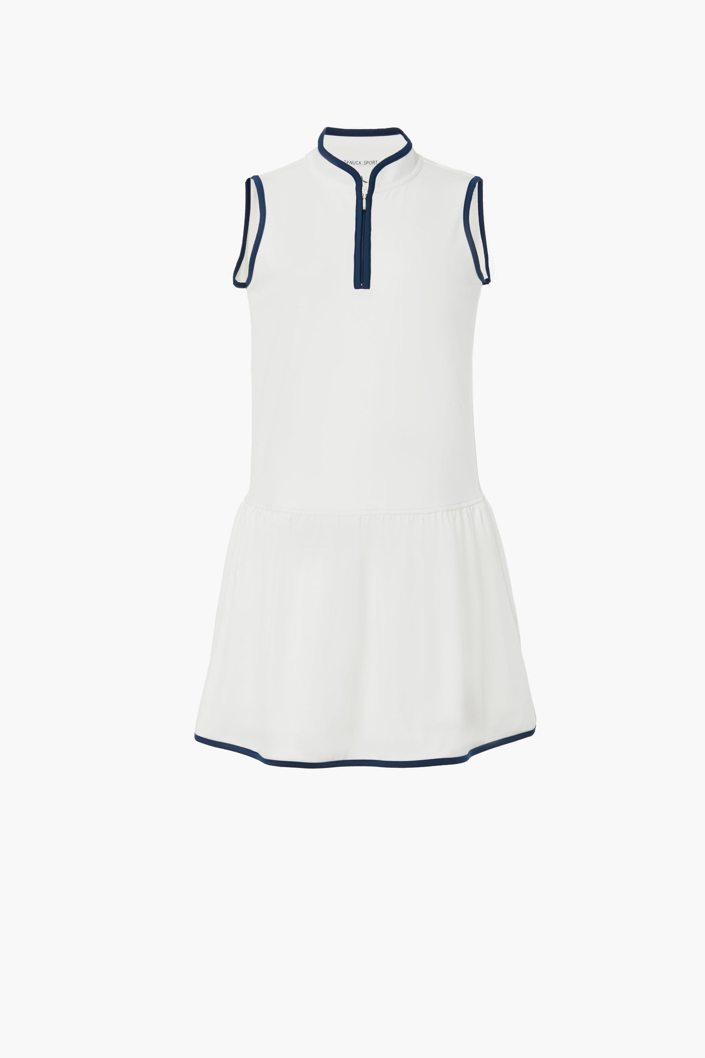 White and Navy Emma Tennis Dress