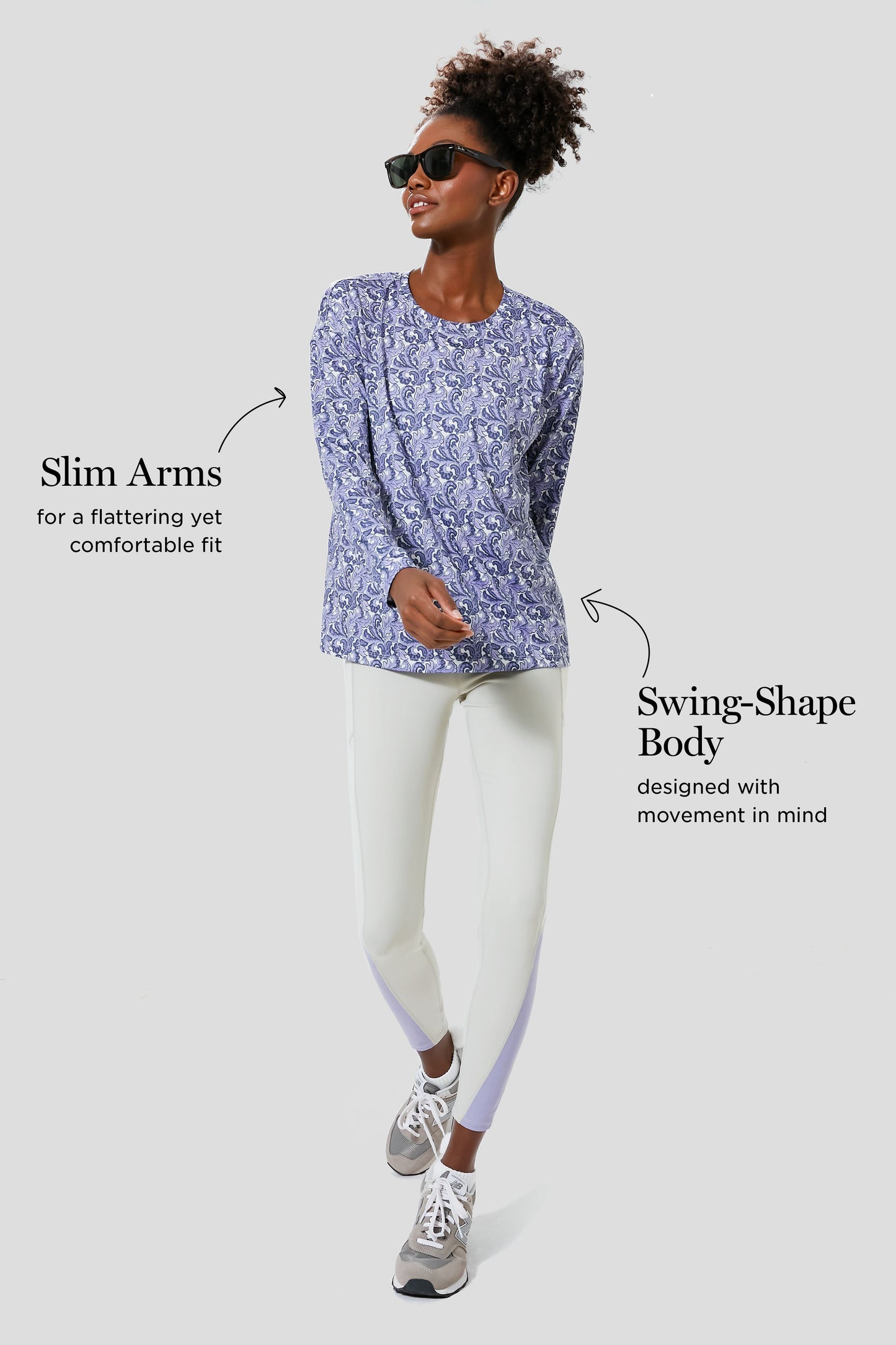 Lilac Vine Long Sleeve Ryan Boyfriend Tee