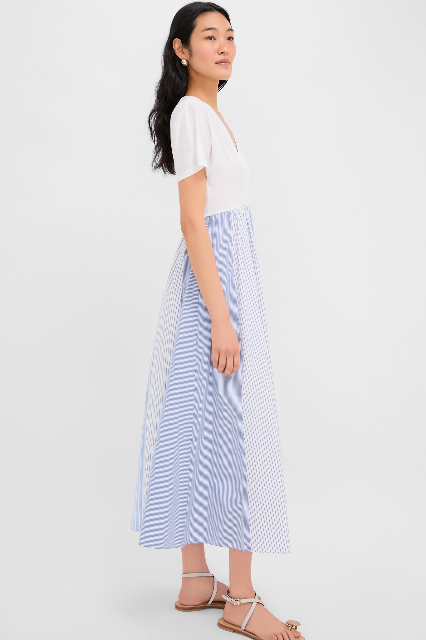 White Bronzo Jersey Dress