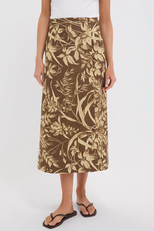 Sienna Dune Breeze Cotton Linen Margot Wrap Skirt