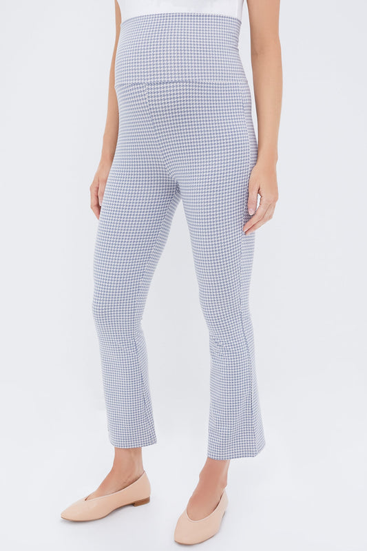 Blue and White Houndstooth The Ultimate Before and After Legging
