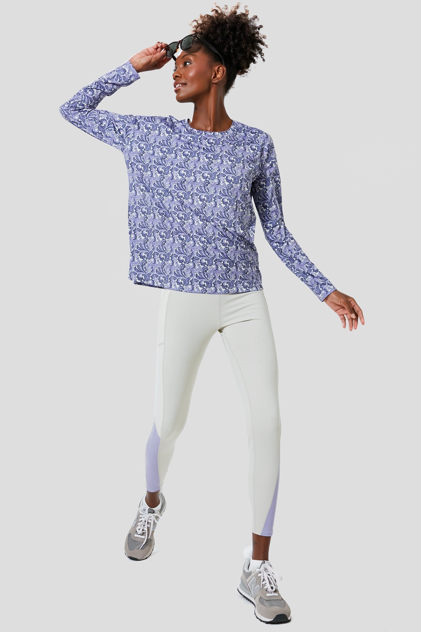 Lilac Vine Long Sleeve Ryan Boyfriend Tee
