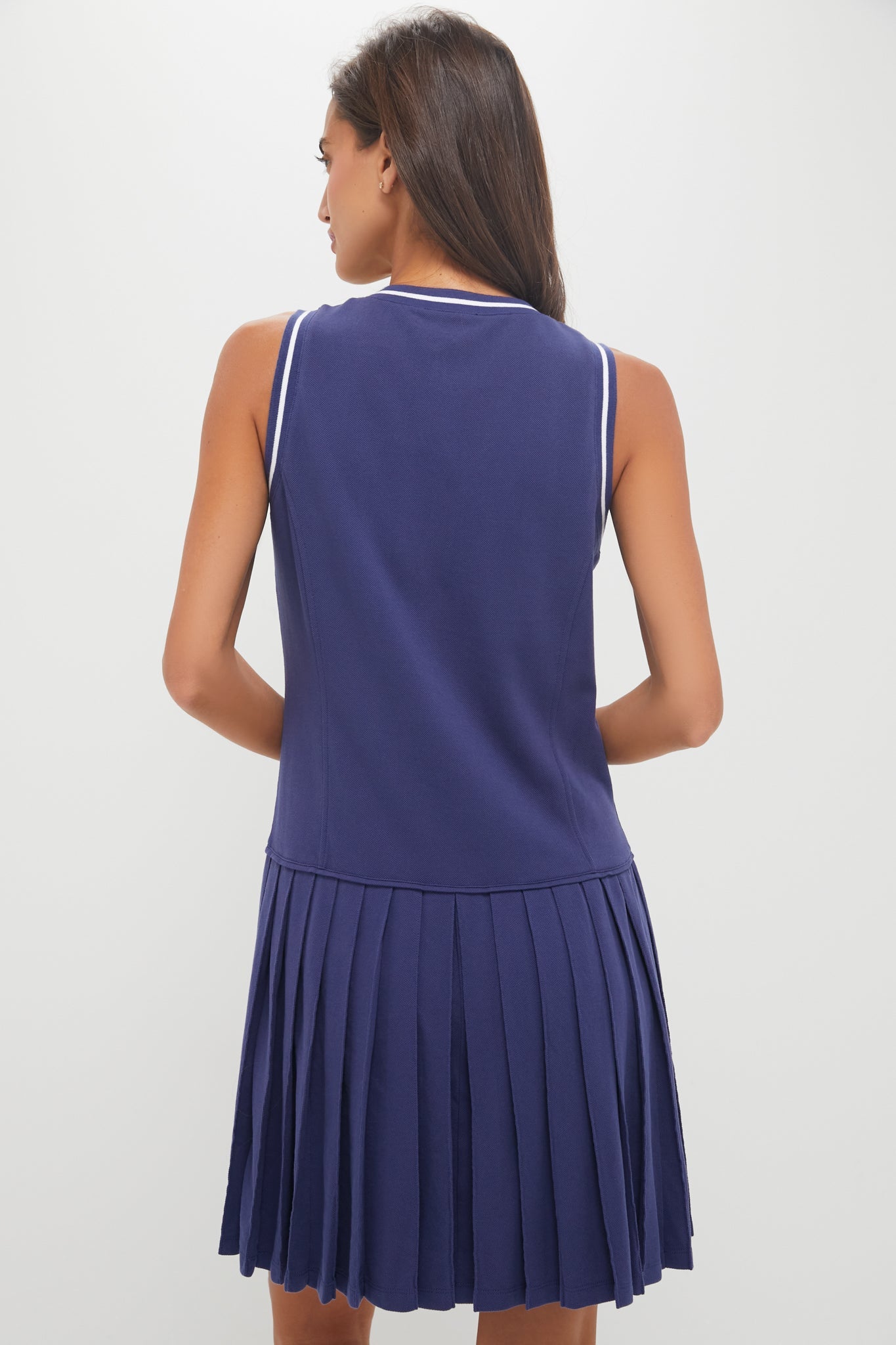 Navy Pique Kember Dress