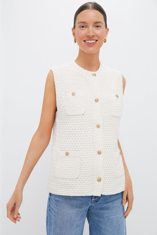 Ecru Elisabeth Sweater Vest