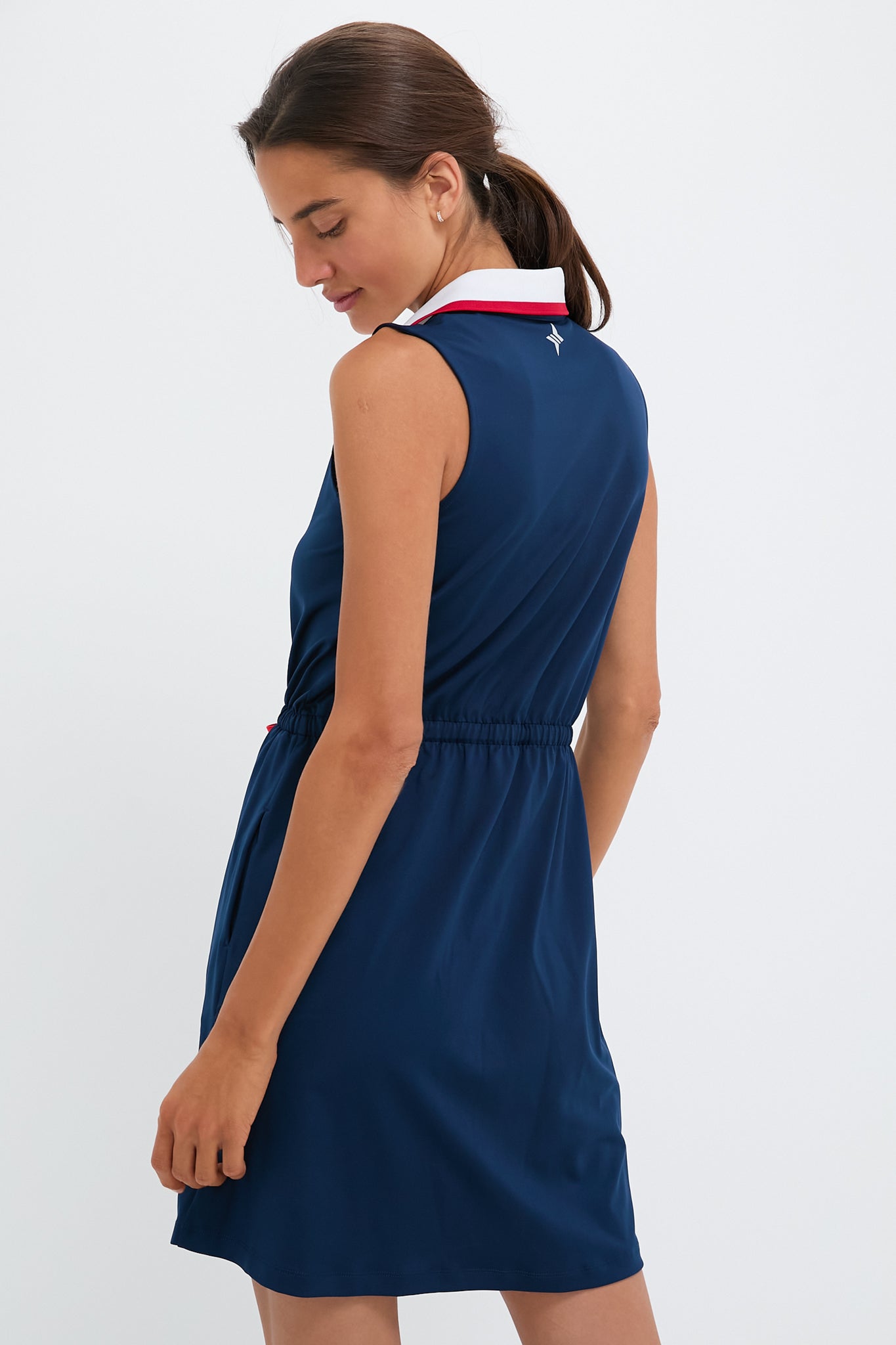 Navy Sleeveless Alcott Golf Dress