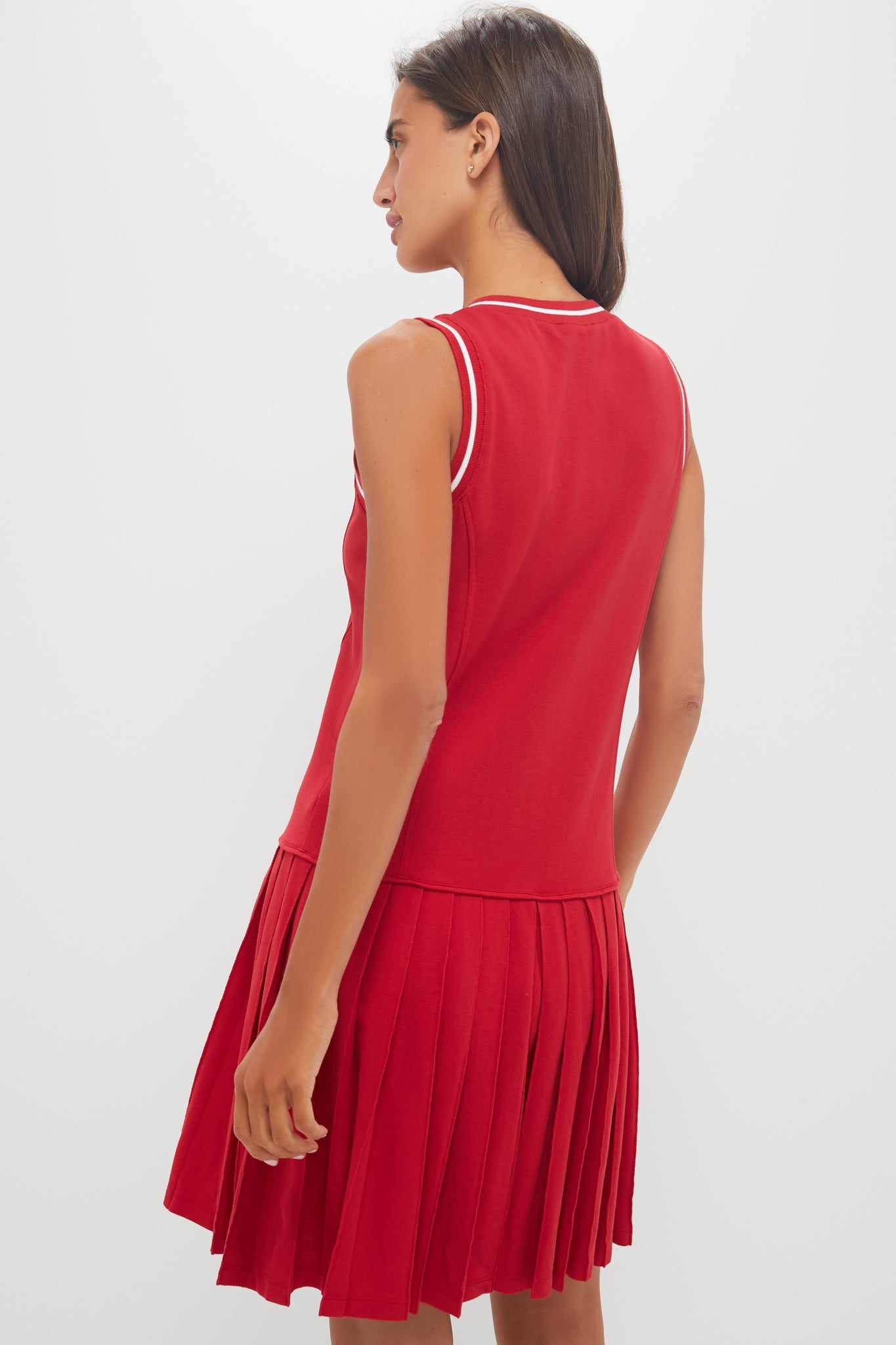 Red Pique Kember Dress