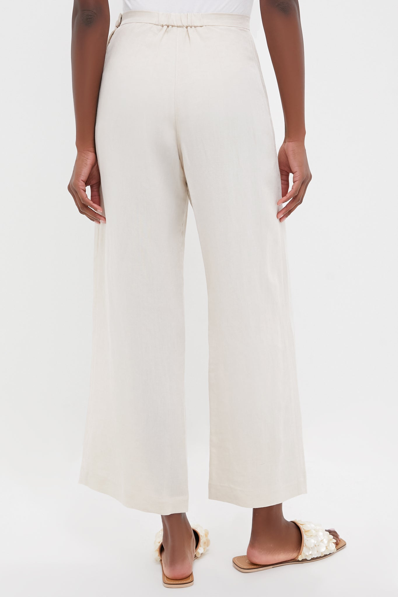 Natural Linen Roma Pant