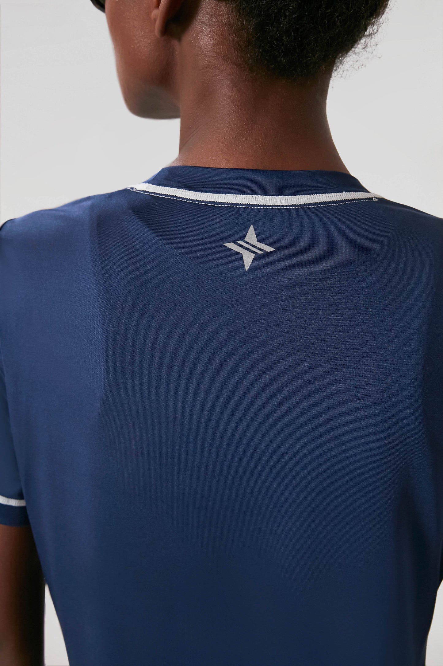 Navy and White Ric Rac Robin Sport Dress