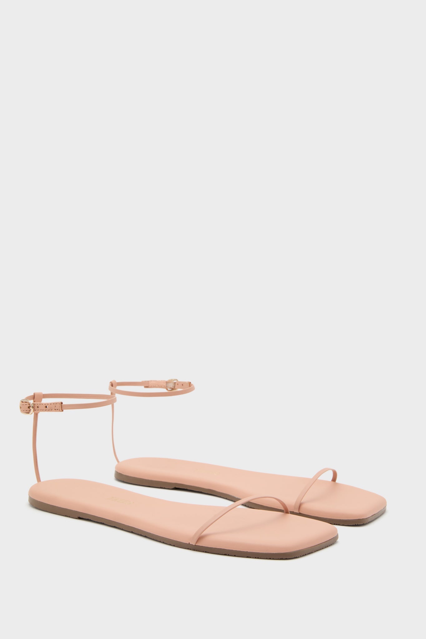 Nude Beach Square Toe Twiggy Sandals