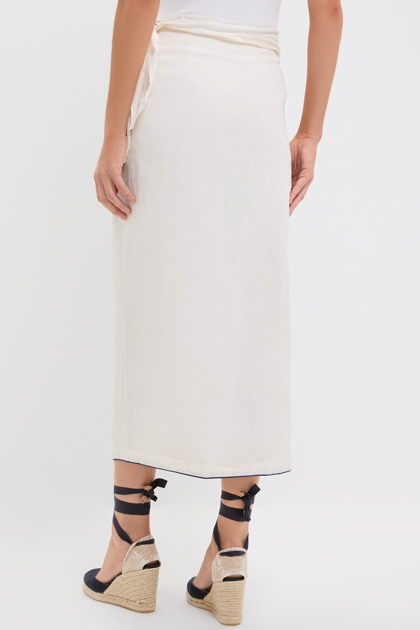 Ivory Flowers Loren Skirt
