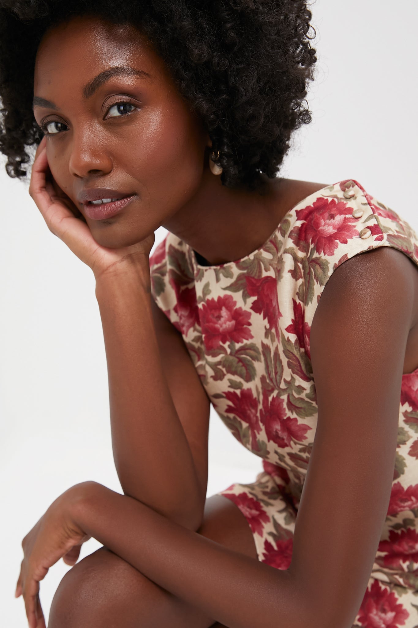 Rose Bud Rosalie Shift Mini Dress