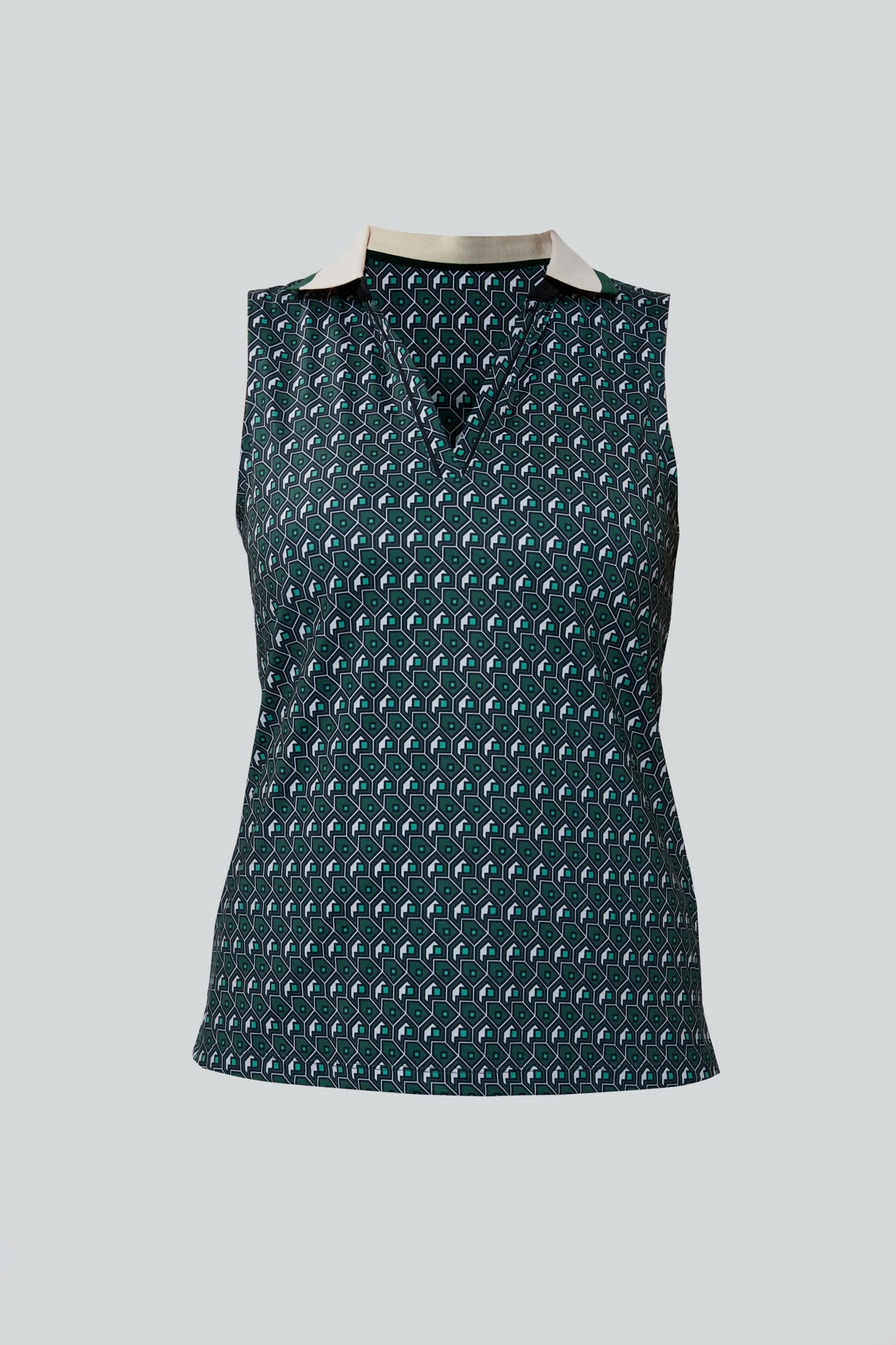 Carraway Fairway Sleeveless Caroline Polo