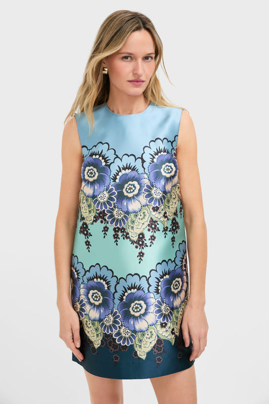 Blue Madalena Mini Dress