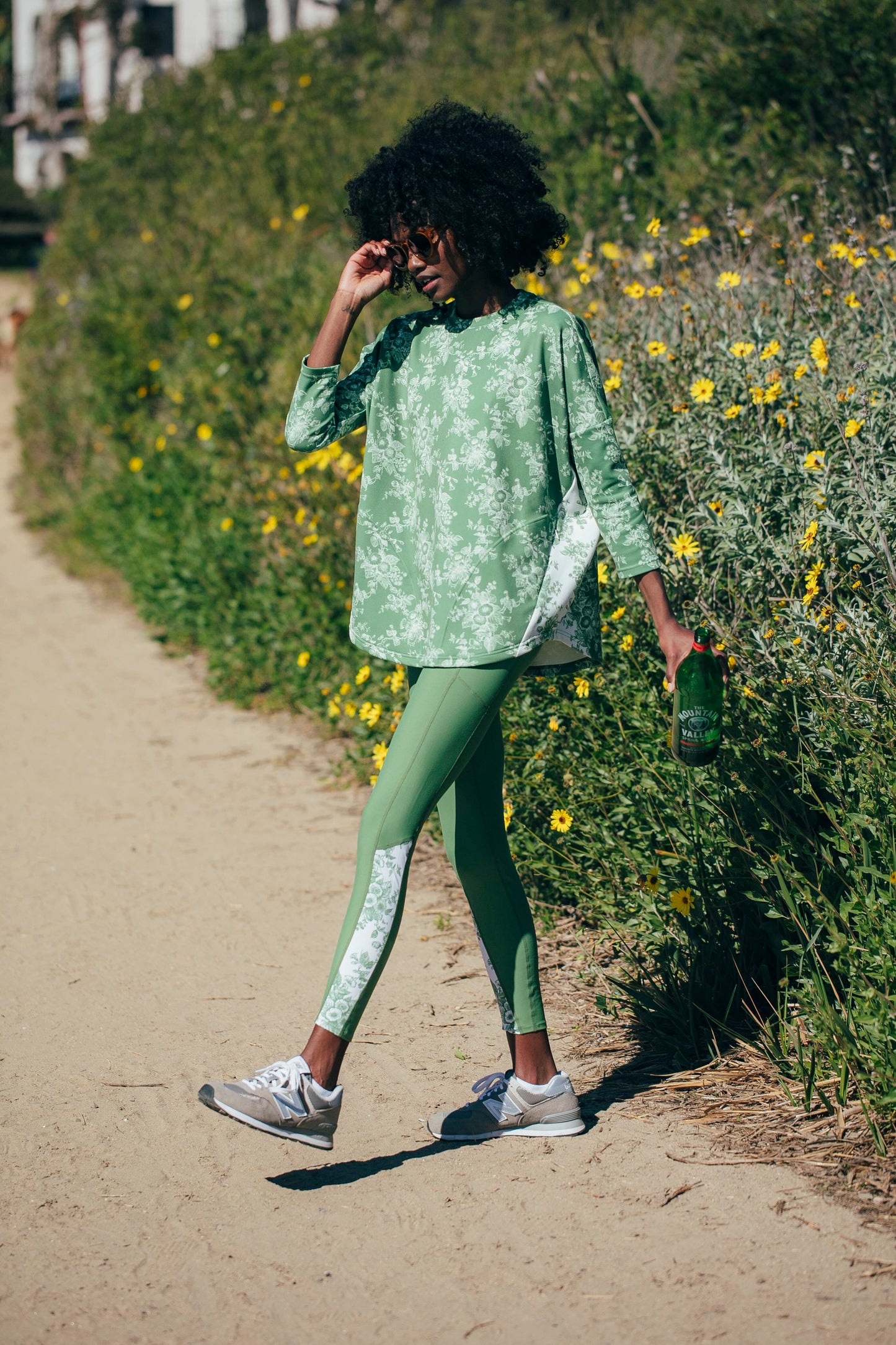 French Green and Provence Toile Kaylee Legging